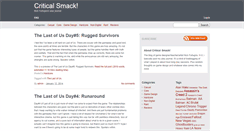 Desktop Screenshot of criticalsmack.com